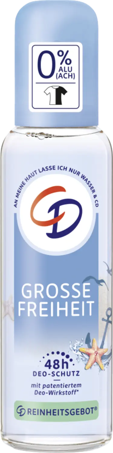 Дезодорант CD 48h Deodorant Zerstäuber Große Freiheit
Дезодорант CD 48h Deodorant Zerstäuber Große Freiheit