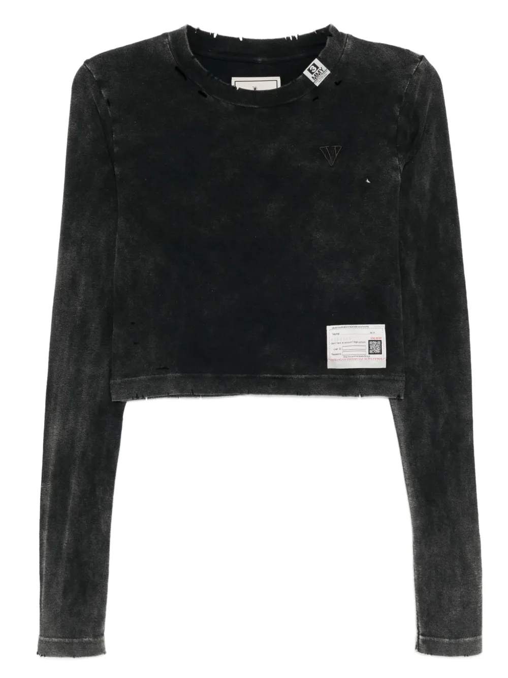 Футболка с вышитым логотипом Maison Mihara Yasuhiro, черный
Футболка с вышитым логотипом Maison Mihara Yasuhiro, черный