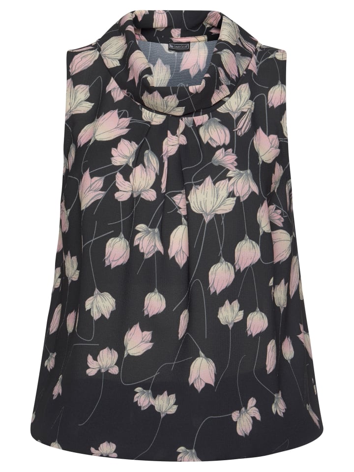 Блузка с черно-розовым цветочным принтом Laura Scott
Блузка с черно-розовым цветочным принтом Laura Scott