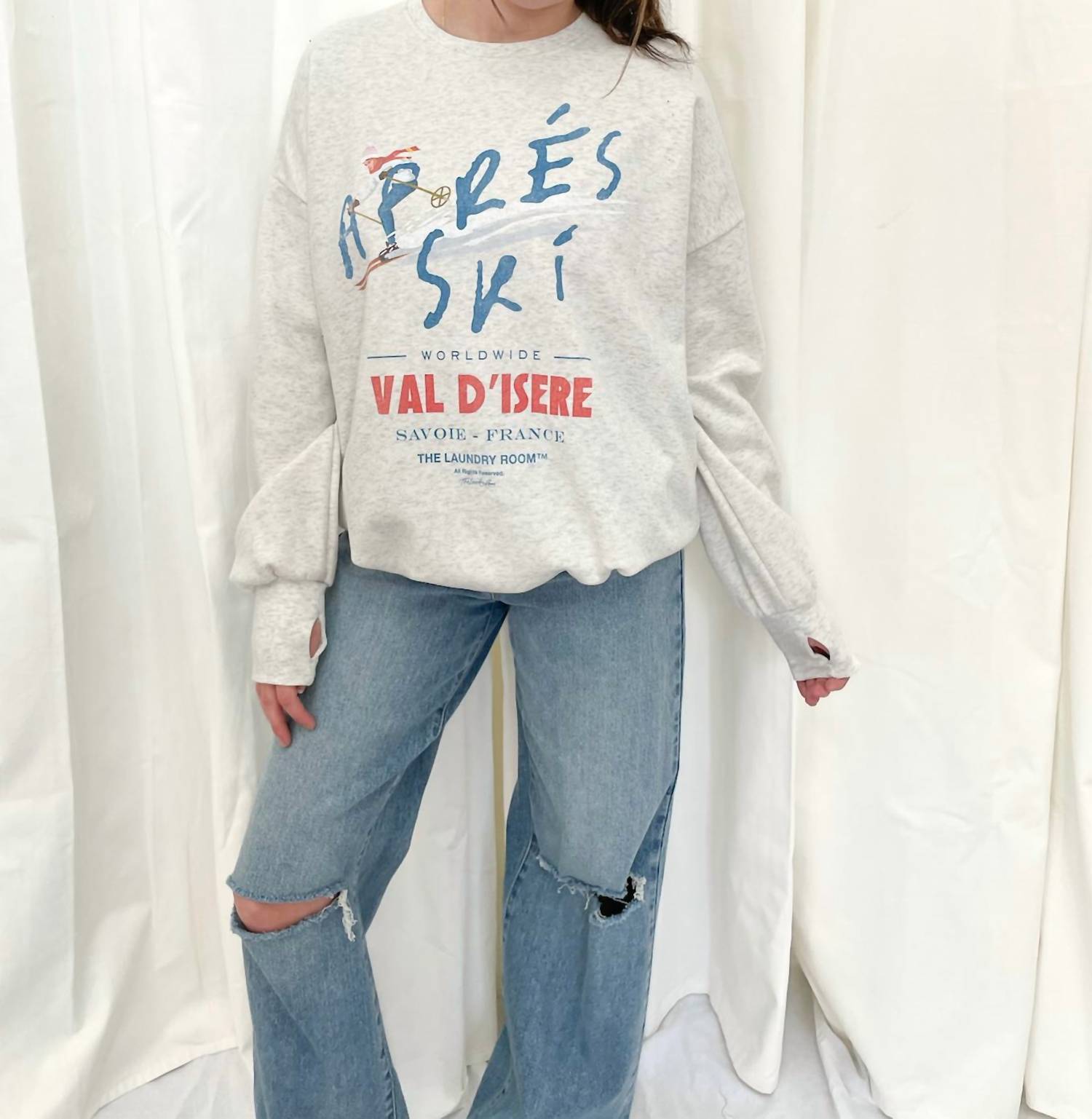 Свитшот Après Ski Savole France в цвете галька The Laundry Room, Pebble
Свитшот Après Ski Savole France в цвете галька The Laundry Room, Pebble