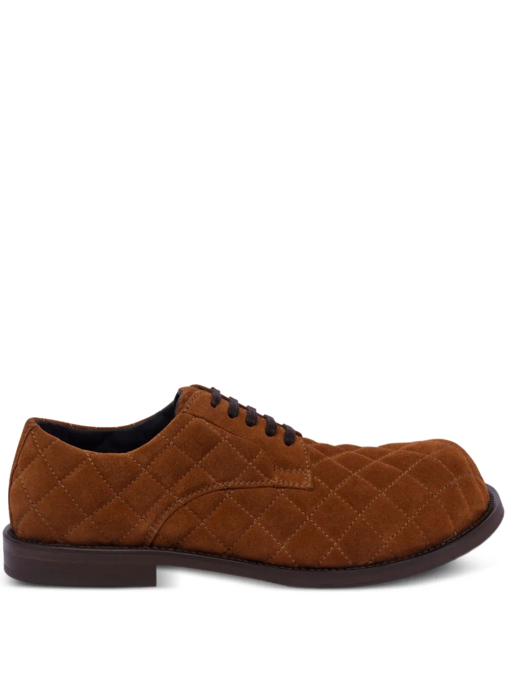 Стеганые туфли на шнуровке Moschino, коричневый
Стеганые туфли на шнуровке Moschino, коричневый