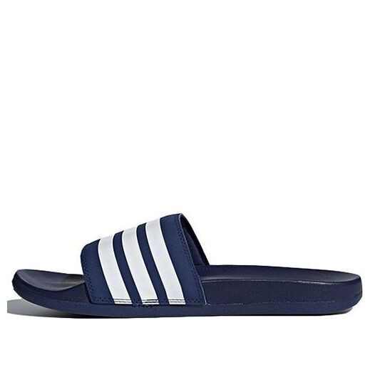 Тапочки adilette comfort slides 'dark blue white' Adidas, синий
Тапочки adilette comfort slides 'dark blue white' Adidas, синий
