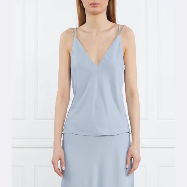 Удлиненный атласный топ Calvin Klein, синий
Удлиненный атласный топ Calvin Klein, синий
