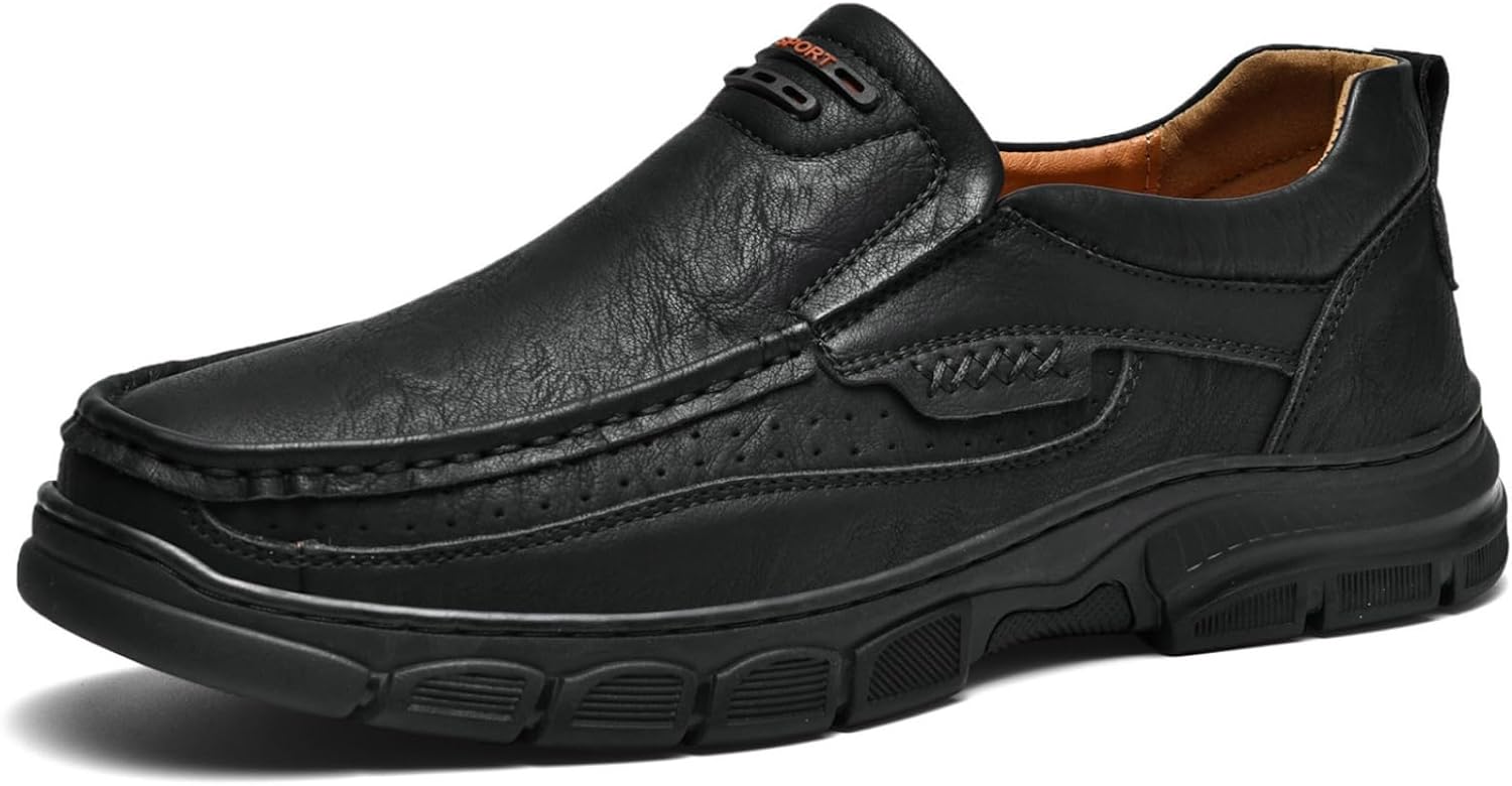 Мужские модные лоферы из коровьей кожи без шнурков, повседневные, ретро, мягкая толста подошва, удобные, нескользящие, дышащие, деловые оксфорды, легкая обувь для улицы и работы Neuugo, черный
Мужские модные лоферы из коровьей кожи без шнурков, повседневные, ретро, мягкая толста подошва, удобные, нескользящие, дышащие, деловые оксфорды, легкая обувь для улицы и работы Neuugo, черный