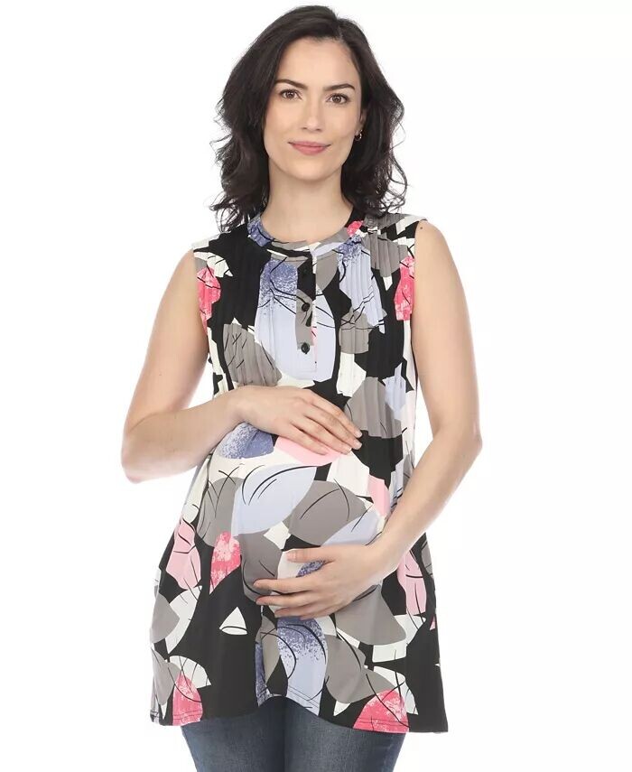 Верх-туника без рукавов с плиссировкой спереди для беременных White Mark, розовый
Верх-туника без рукавов с плиссировкой спереди для беременных White Mark, розовый