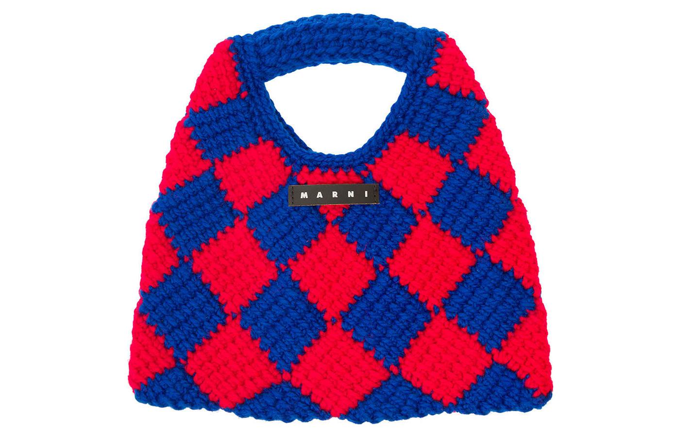 Акриловая сумка с коровьей кожей для детей Красная/Синяя MARNI
Акриловая сумка с коровьей кожей для детей Красная/Синяя MARNI