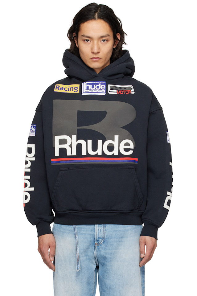 Худи с бензиновым принтом Rhude, черный
Худи с бензиновым принтом Rhude, черный