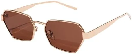 Женские солнцезащитные очки в квадратной металлической оправе, модель 2027 года, солнцезащитные очки для женщин с защитой от УФ-излучения UV400 MTZJH, Brown
Женские солнцезащитные очки в квадратной металлической оправе, модель 2027 года, солнцезащитные очки для женщин с защитой от УФ-излучения UV400 MTZJH, Brown