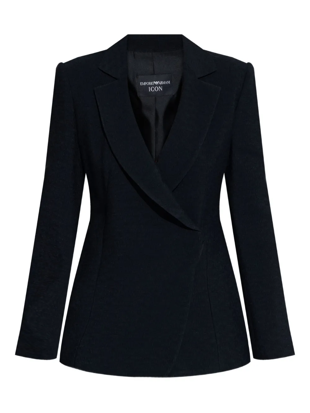 Фактурный блейзер с запахом EMPORIO ARMANI, синий
Фактурный блейзер с запахом EMPORIO ARMANI, синий