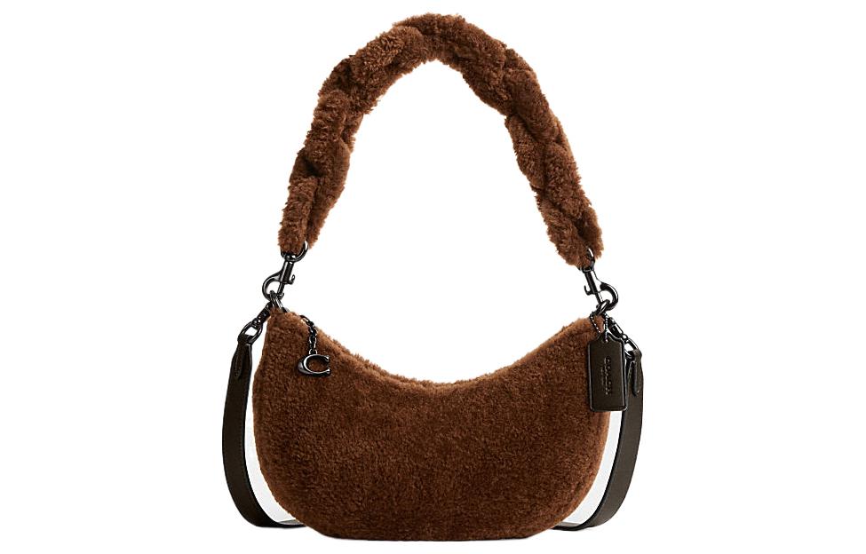 Сумка-пельмень Mira из овчины, переносная сумка через плечо, женская коричневая сумка COACH
Сумка-пельмень Mira из овчины, переносная сумка через плечо, женская коричневая сумка COACH