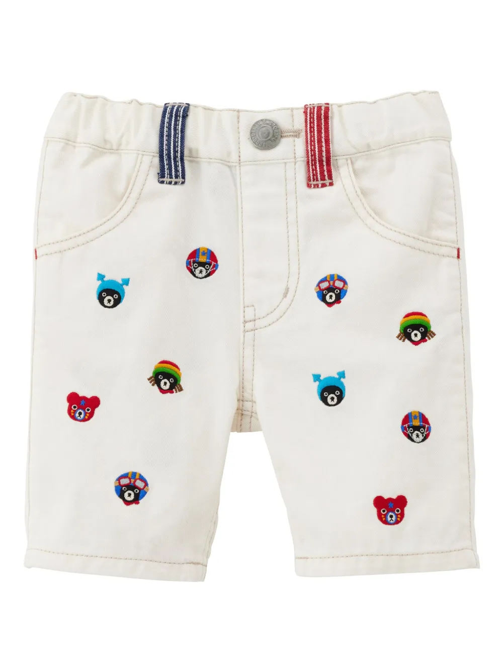 Хлопковые шорты Miki House, белый
Хлопковые шорты Miki House, белый