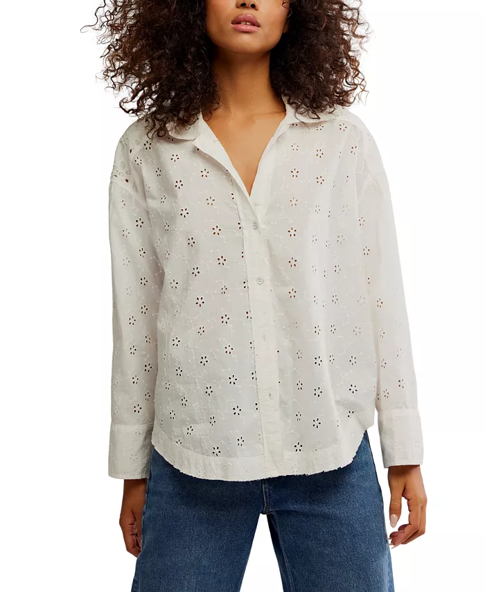 Женская блузка Mae Eyelet Free People, белый
Женская блузка Mae Eyelet Free People, белый