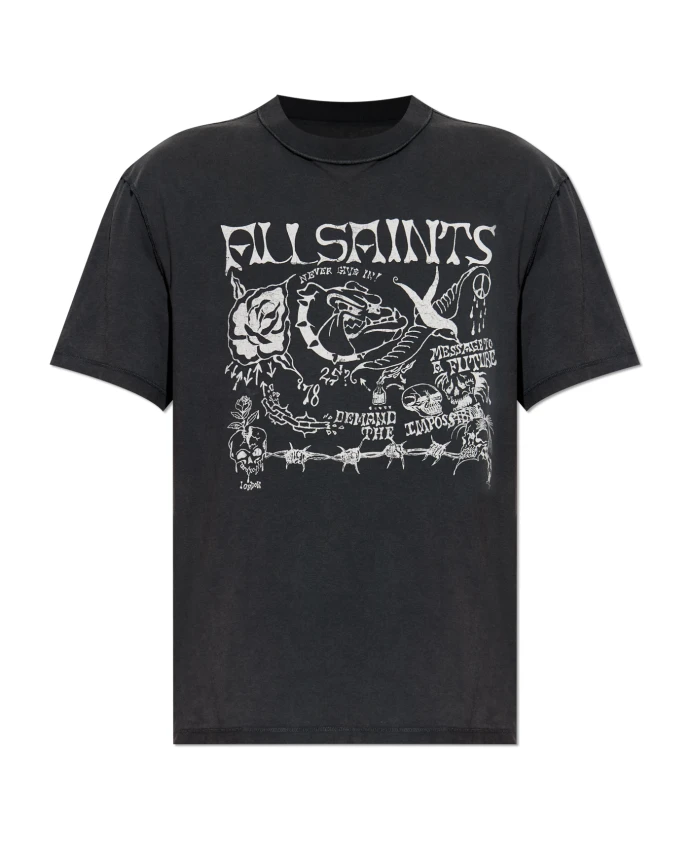 Футболка Чингфорд Allsaints, черный
Футболка Чингфорд Allsaints, черный