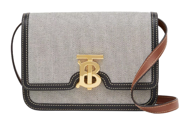 Burberry Трехцветная серая поясная сумка 
Burberry Трехцветная серая поясная сумка