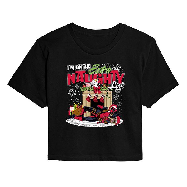 Футболка Juniors' Deadpool Extra Naughty List Marvel
Футболка Juniors' Deadpool Extra Naughty List Marvel