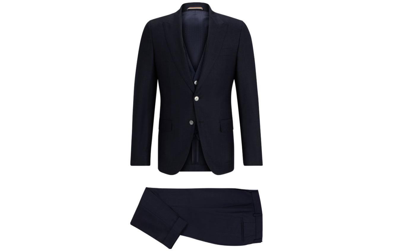 HUGO BOSS Мужской деловой костюм 3 шт blue
HUGO BOSS Мужской деловой костюм 3 шт blue