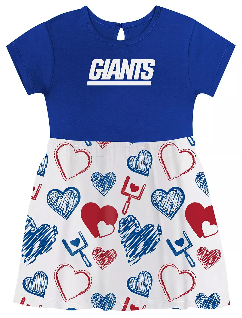 Одежда команды НФЛ, платье цвета команды New York Giants для девочек All Heart Team NFL Team Apparel
Одежда команды НФЛ, платье цвета команды New York Giants для девочек All Heart Team NFL Team Apparel