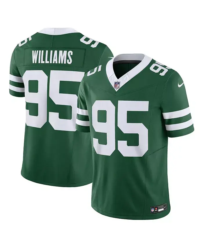 Мужская лимитированная джерси Quinnen Williams Legacy New York Jets Vapor F.U.S.E Nike, зеленый
Мужская лимитированная джерси Quinnen Williams Legacy New York Jets Vapor F.U.S.E Nike, зеленый