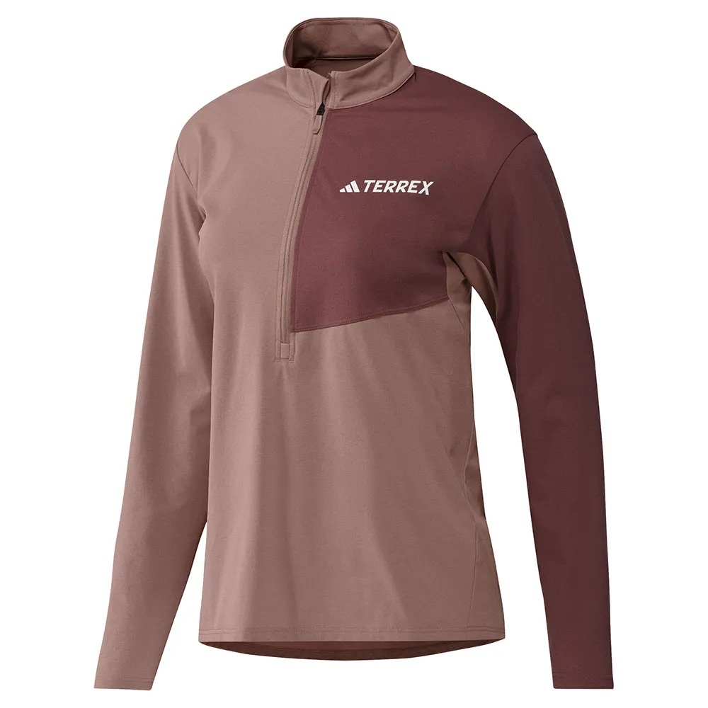 Лонгслив adidas Terrex Multi Climacool half zip, коричневый
Лонгслив adidas Terrex Multi Climacool half zip, коричневый