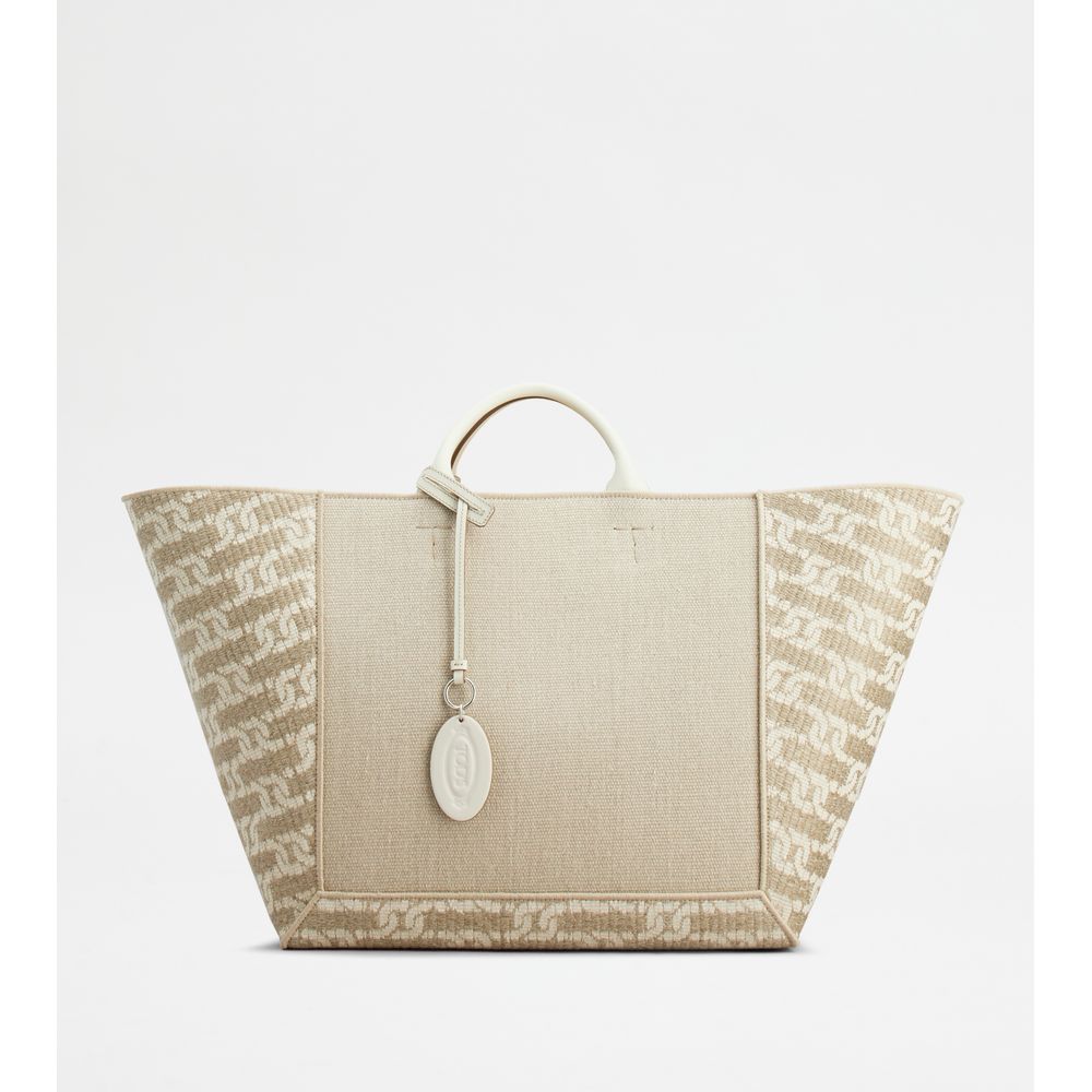 Tod's большая сумка для покупок Double Up из ткани и кожи, бежевый
Tod's большая сумка для покупок Double Up из ткани и кожи, бежевый