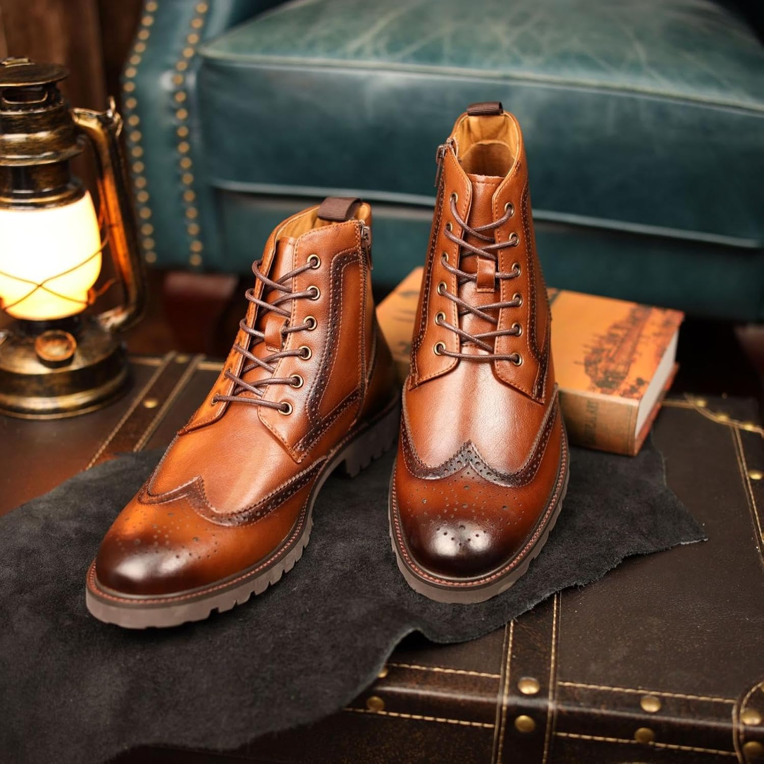 Мужские классические ботинки JHTZXEEI, модные ботинки, мужские оксфорды на щиколотку, кожа, классический стиль броги, коричневый
Мужские классические ботинки JHTZXEEI, модные ботинки, мужские оксфорды на щиколотку, кожа, классический стиль броги, коричневый