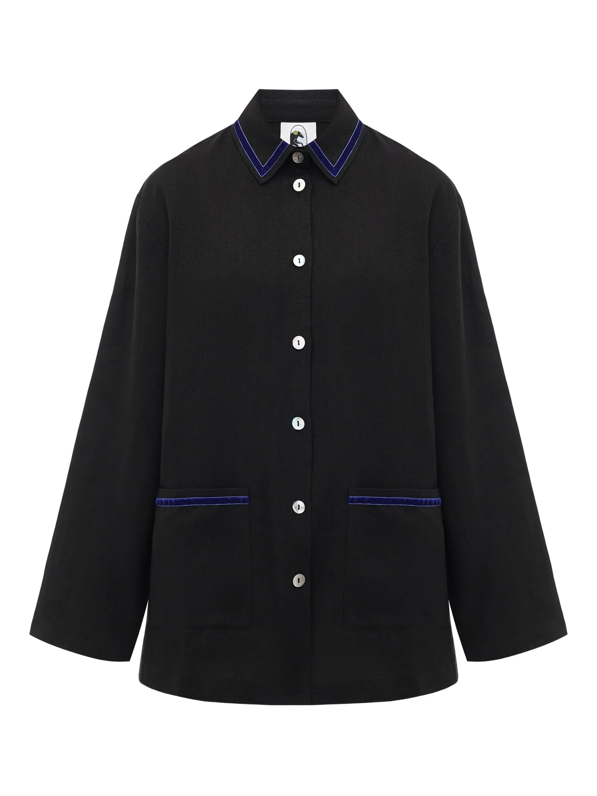 Льняная пижамная рубашка Paros Sleeper, черный
Льняная пижамная рубашка Paros Sleeper, черный