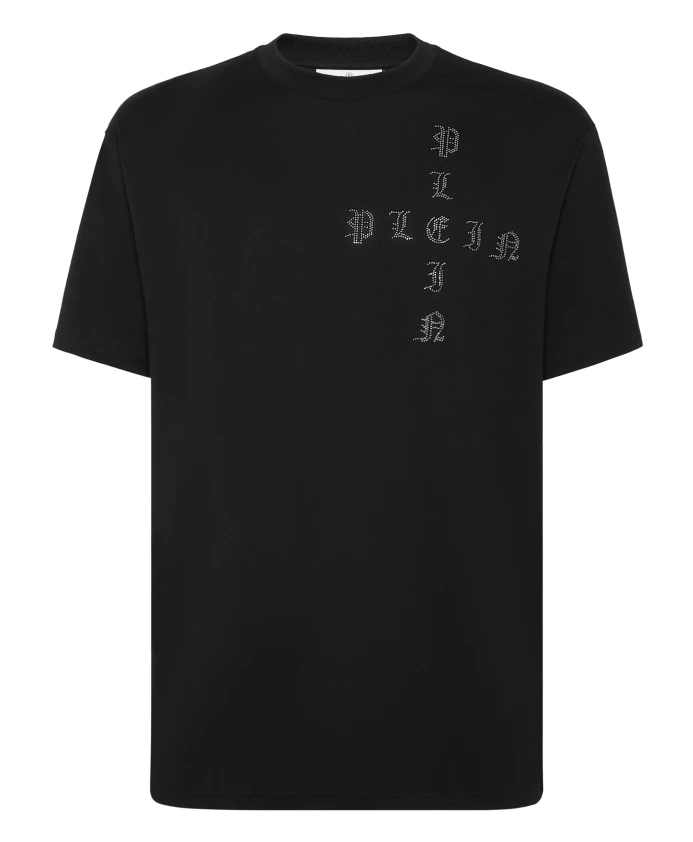 Готическая футболка с круглым вырезом и кристаллами, выполненная в стиле пленэр. Philipp Plein, черный
Готическая футболка с круглым вырезом и кристаллами, выполненная в стиле пленэр. Philipp Plein, черный