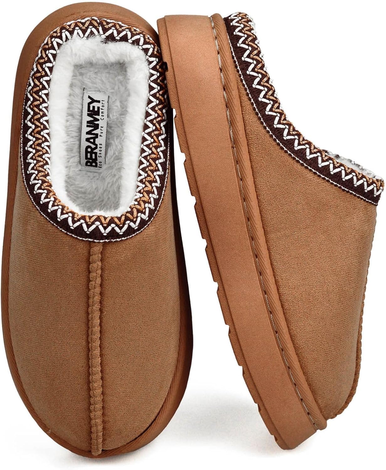 Теплые домашние тапочки с толстой подошвой для женщин и мужчин - уютные платформенные тапочки с противоскользящей подошвой, короткие носки с плюшевой подкладкой для дома и улицы Beranmey, коричневый
Теплые домашние тапочки с толстой подошвой для женщин и мужчин - уютные платформенные тапочки с противоскользящей подошвой, короткие носки с плюшевой подкладкой для дома и улицы Beranmey, коричневый