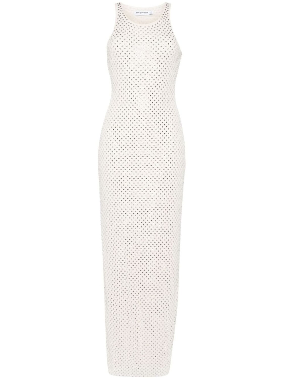 Self-Portrait макси-платье без рукавов со стразами, нейтральный цвет
Self-Portrait макси-платье без рукавов со стразами, нейтральный цвет
