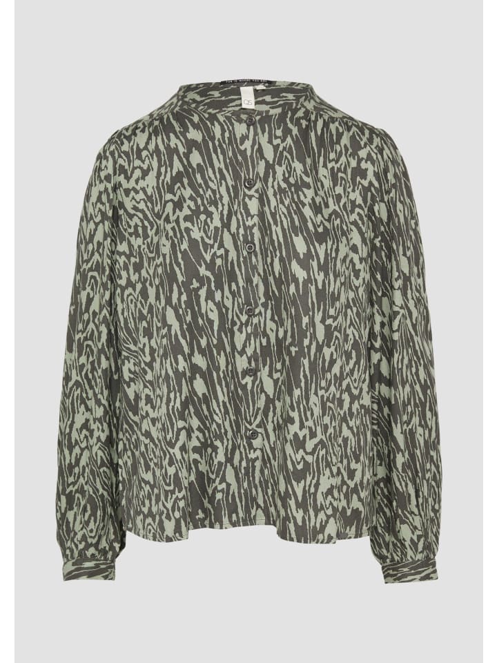 Блузка в цвете 72A0_зеленый шалфей QS
Блузка в цвете 72A0_зеленый шалфей QS