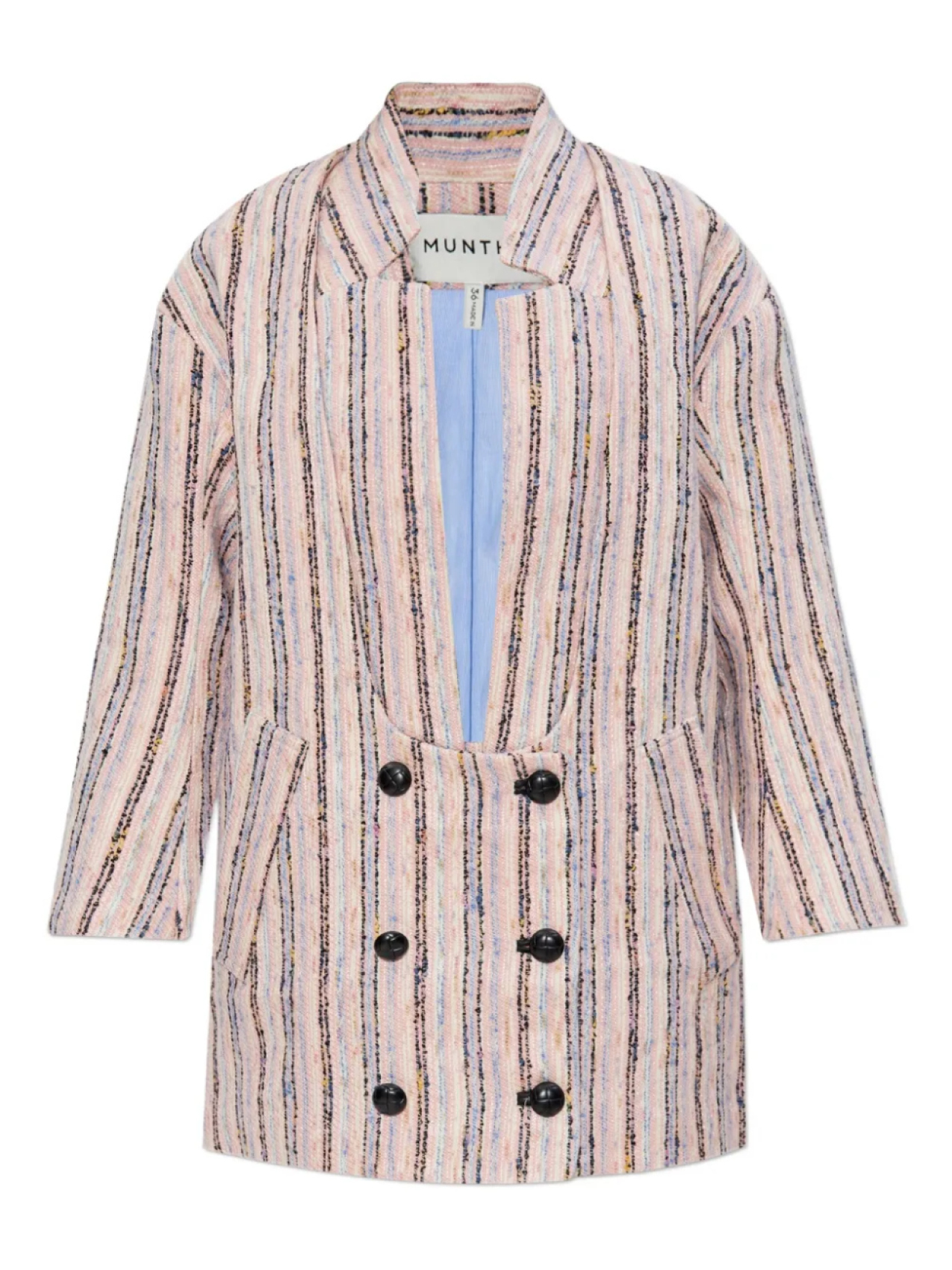 Двубортный полосатый блейзер MUNTHE, розовый
Двубортный полосатый блейзер MUNTHE, розовый