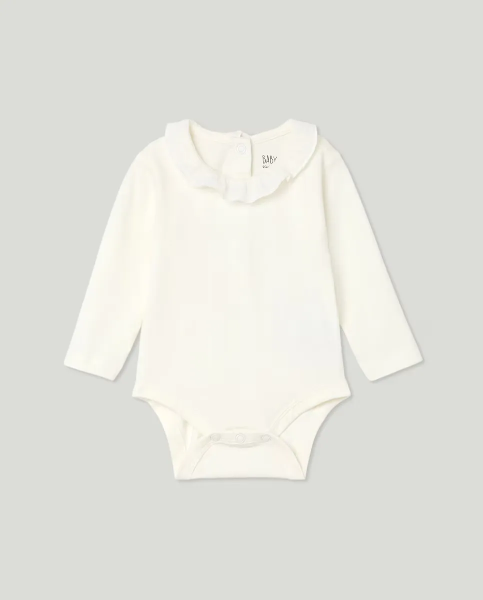 Боди с длинными рукавами Baby El Corte Inglés, кремово-белый
Боди с длинными рукавами Baby El Corte Inglés, кремово-белый