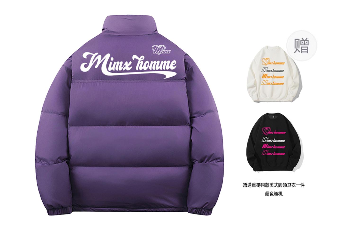 Mimx Homme Унисекс пуховик, Purple (Includes Heavyweight Crew Neck Sweatshirt)
Mimx Homme Унисекс пуховик, Purple (Includes Heavyweight Crew Neck Sweatshirt)