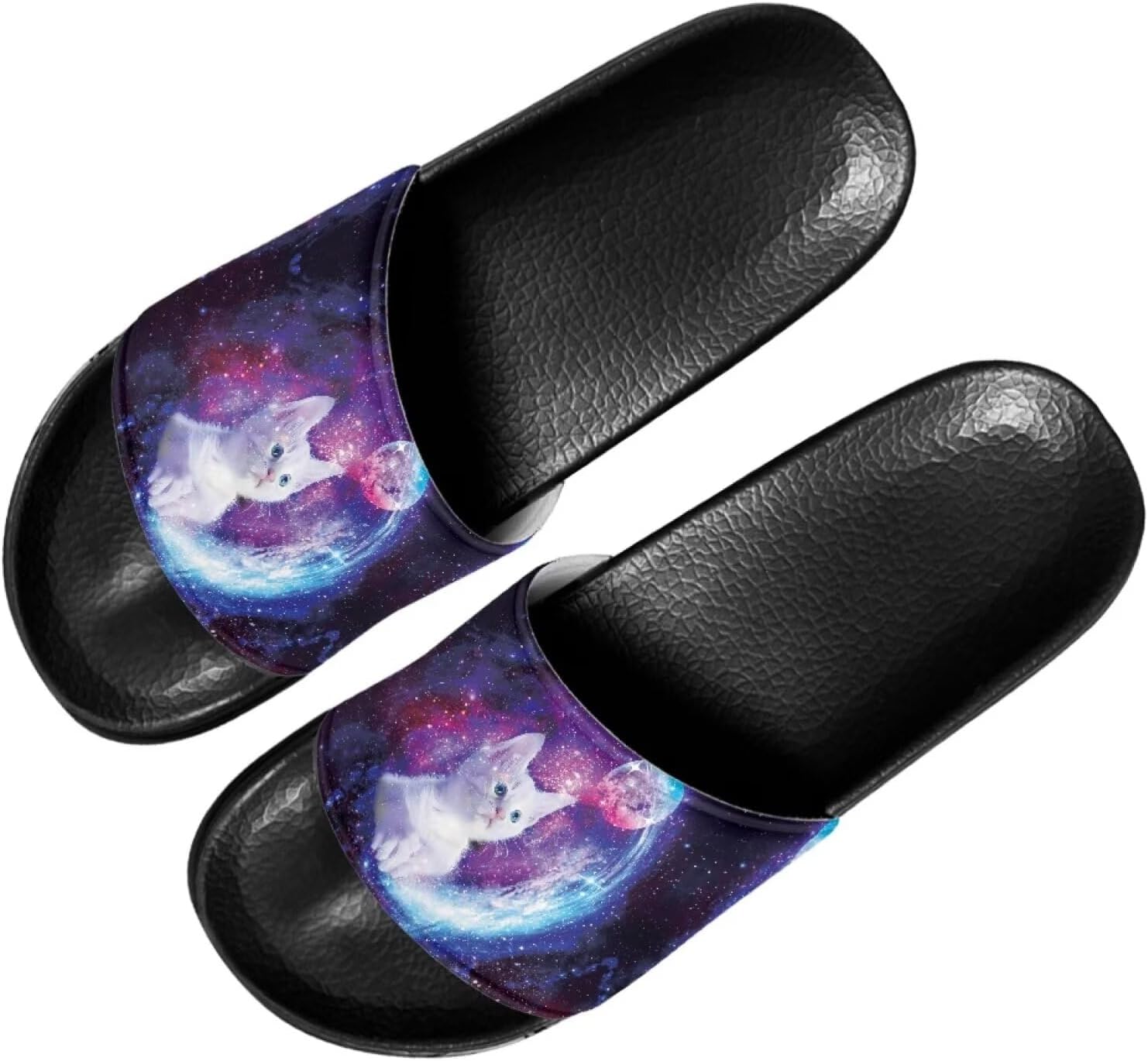 Женские сандалии Forchrinse Sunflower Bee, повседневные слайд-сандалии, легкие тапочки для душа, дома и на пляже, Galaxy Cat
Женские сандалии Forchrinse Sunflower Bee, повседневные слайд-сандалии, легкие тапочки для душа, дома и на пляже, Galaxy Cat