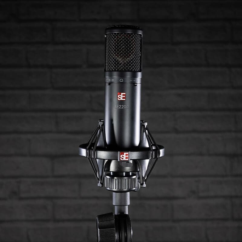 Конденсаторный микрофон sE Electronics sE2200 Large Diaphragm Cardioid Condenser Microphone
Конденсаторный микрофон sE Electronics sE2200 Large Diaphragm Cardioid Condenser Microphone