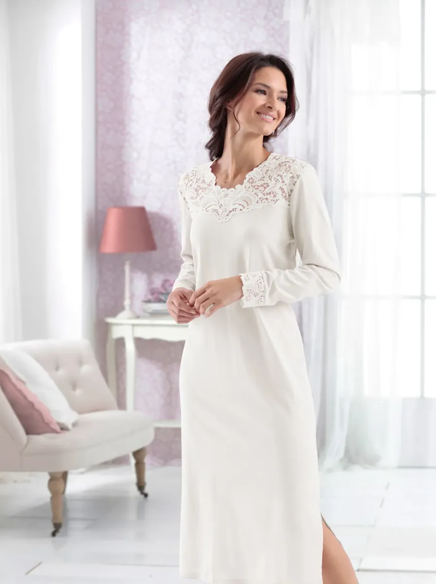 Ночная рубашка " Wäschepur" "Ночная рубашка", цвет Champagner
Ночная рубашка " Wäschepur" "Ночная рубашка", цвет Champagner