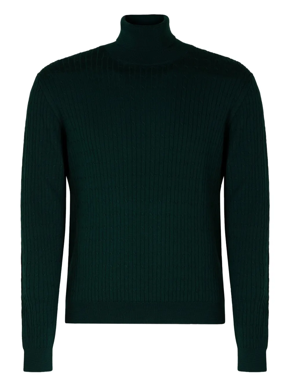 Свитер фактурной вязки с высоким воротником slowear, зеленый
Свитер фактурной вязки с высоким воротником slowear, зеленый