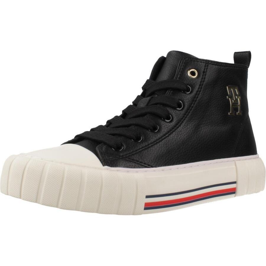 Ботинки Tommy Hilfiger, модель High Top, кроссовки на шнуровке, цвет черный
Ботинки Tommy Hilfiger, модель High Top, кроссовки на шнуровке, цвет черный