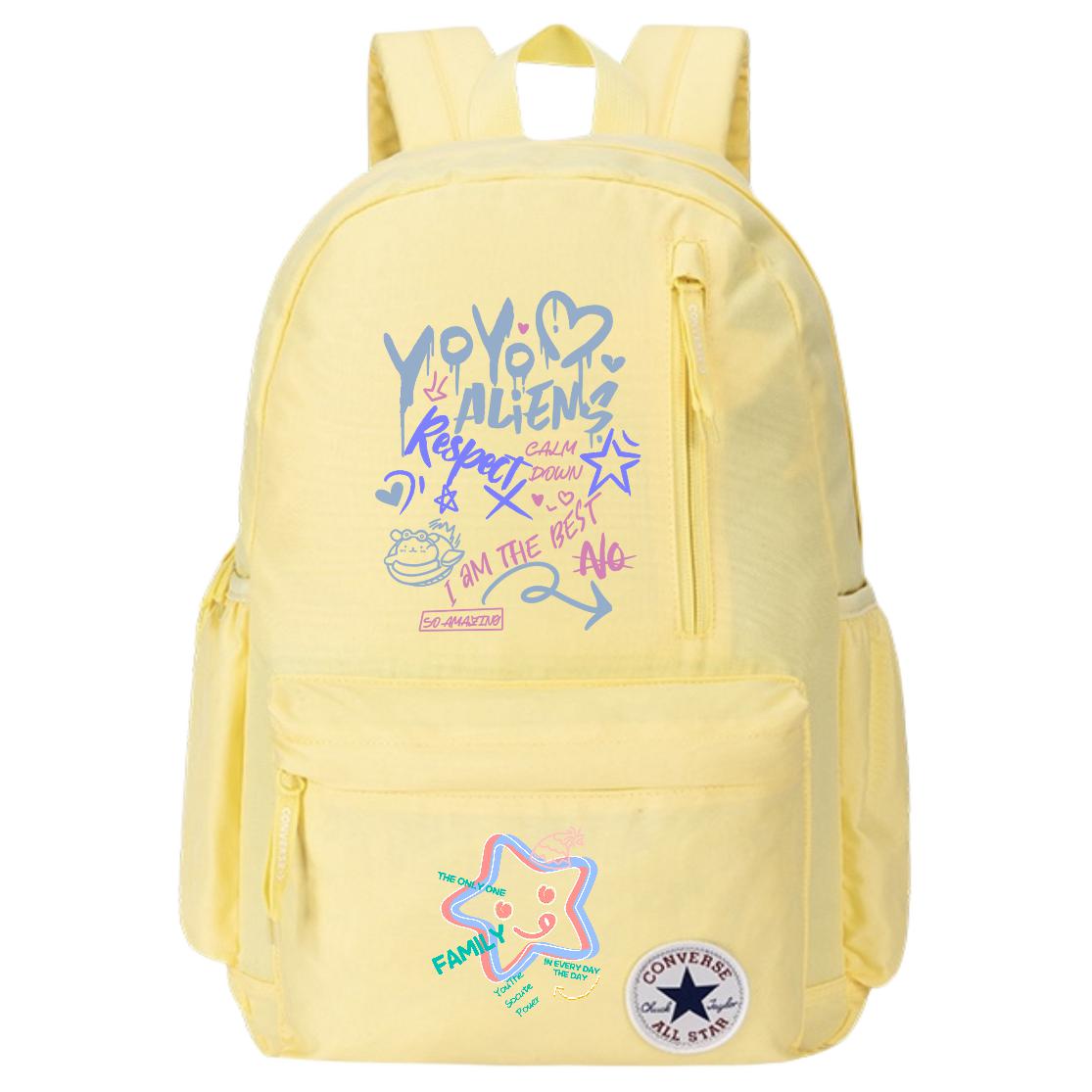 Converse Полиэстеровый рюкзак унисекс яично-желтый, Letter Star Graffiti
Converse Полиэстеровый рюкзак унисекс яично-желтый, Letter Star Graffiti