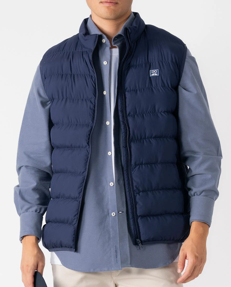 Мужской стеганый жилет на молнии Makarthy, темно-синий
Мужской стеганый жилет на молнии Makarthy, темно-синий