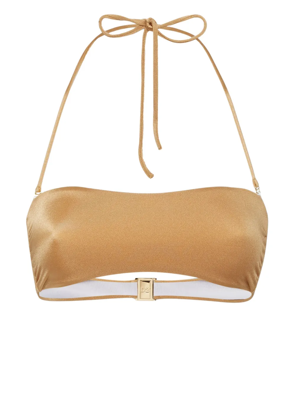 Бандо-бикини топ Dsquared2, золотистый
Бандо-бикини топ Dsquared2, золотистый