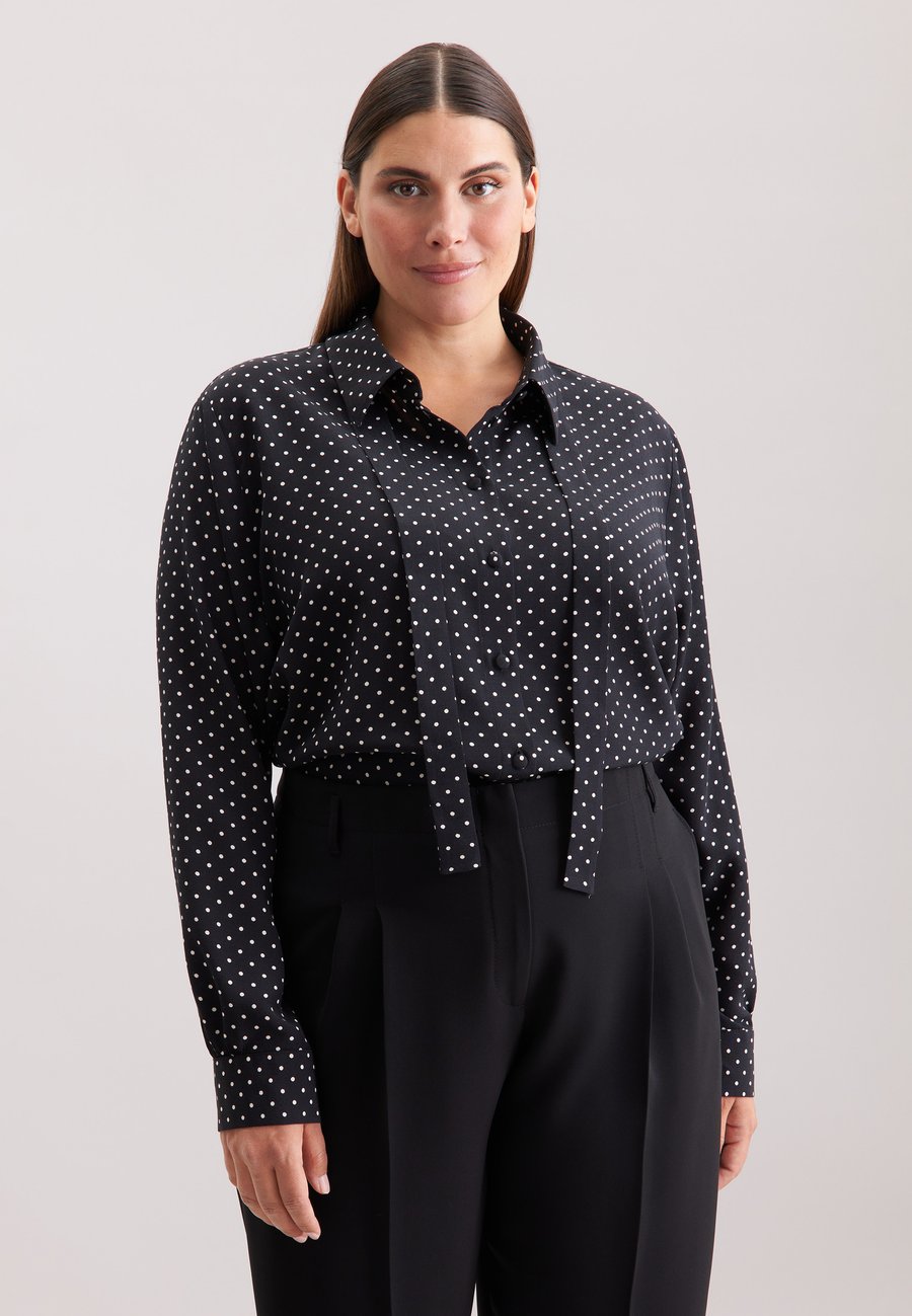 Блуза Seidensticker Button-down blouse, Black
Блуза Seidensticker Button-down blouse, Black
