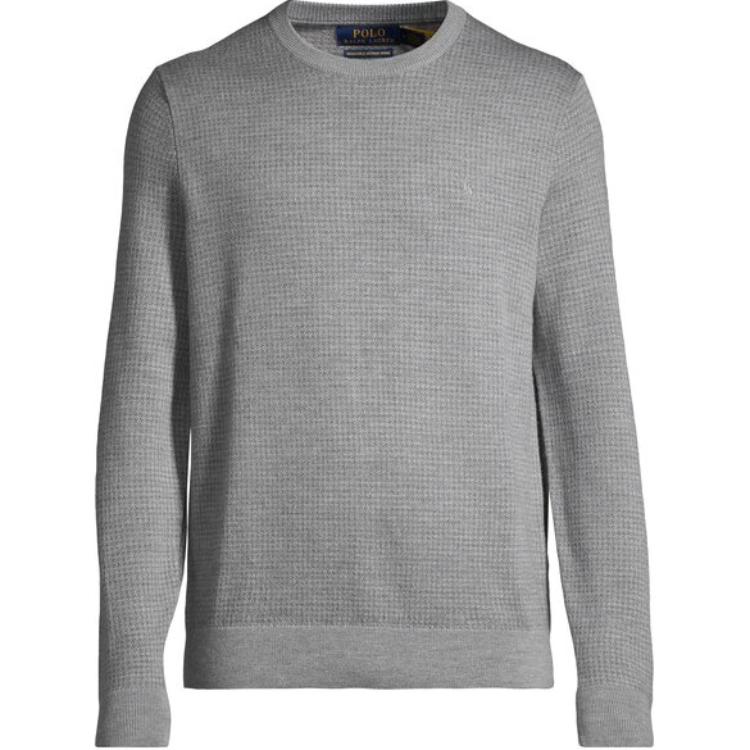 Хаундстут свитер из шерсти Polo Ralph Lauren, серый
Хаундстут свитер из шерсти Polo Ralph Lauren, серый