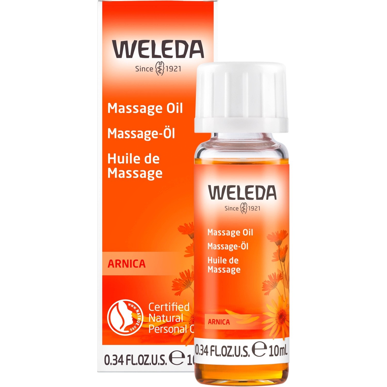 Масло для тела arnica massage-öl Weleda, объем 10 мл
Масло для тела arnica massage-öl Weleda, объем 10 мл