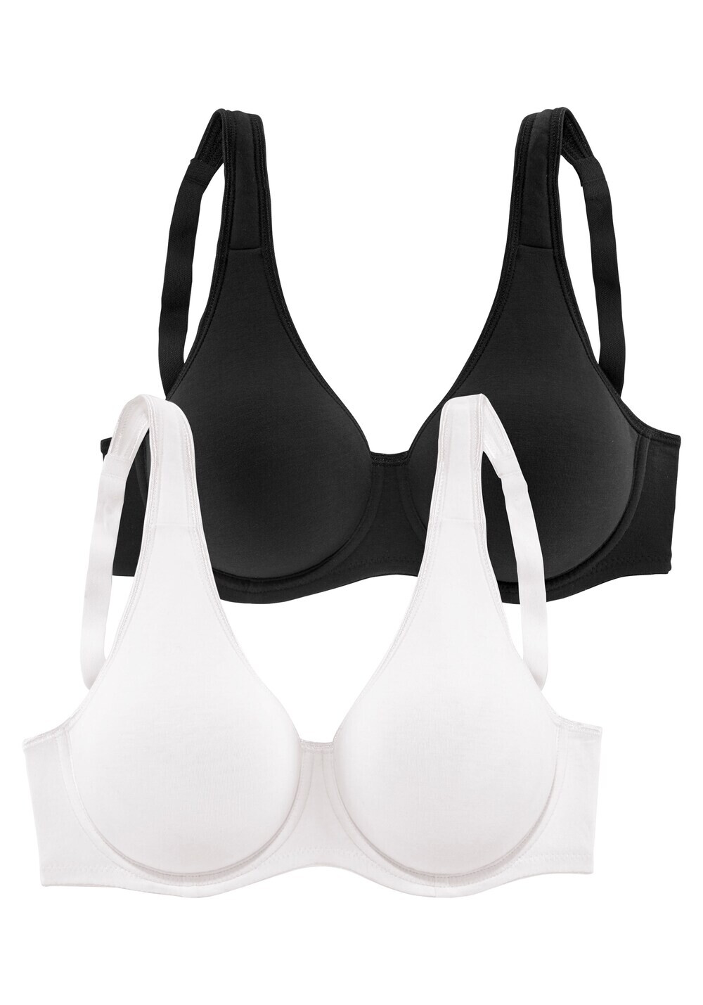 Бюстгальтер-футболка Petite Fleur, черно-белый 
Бюстгальтер-футболка Petite Fleur, черно-белый