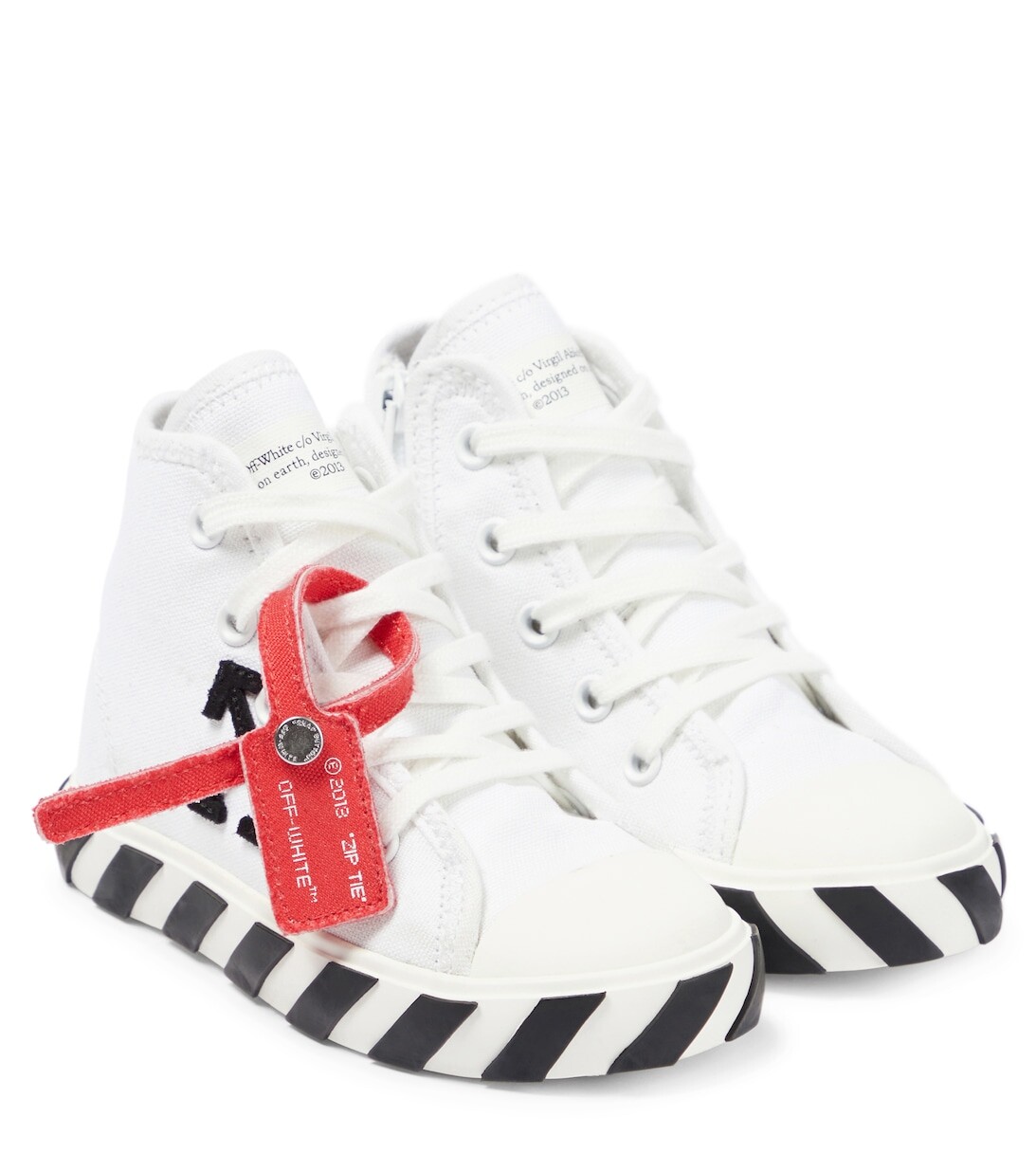 Кроссовки из вулканизированной парусины Off-White, белый 
Кроссовки из вулканизированной парусины Off-White, белый