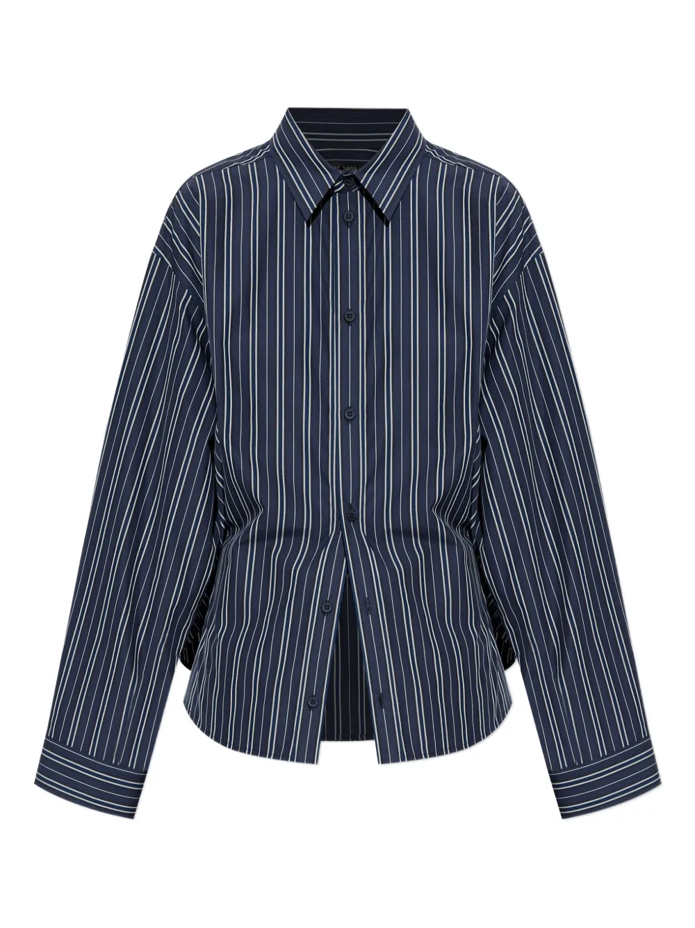 Полосатая рубашка на пуговицах BALENCIAGA, синий
Полосатая рубашка на пуговицах BALENCIAGA, синий