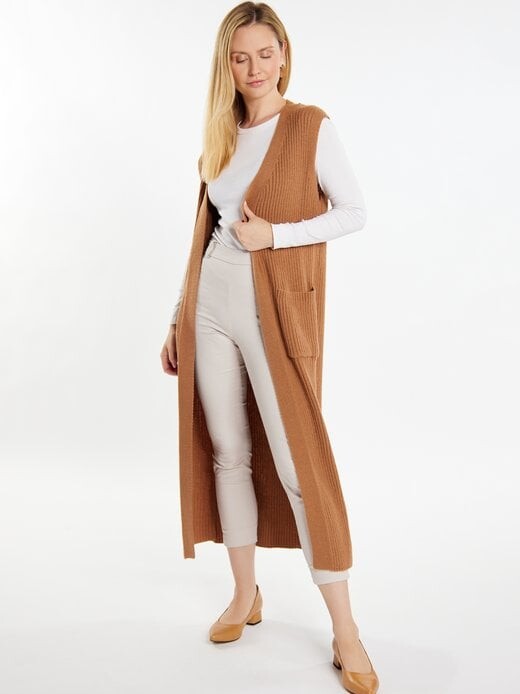 Вязаный жилет Usha, коричневый
Вязаный жилет Usha, коричневый