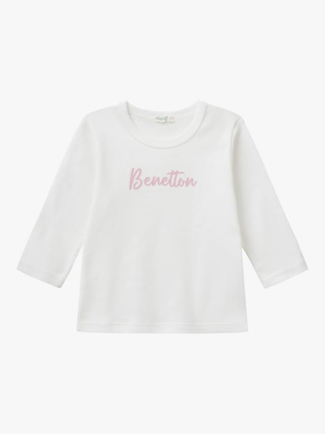 Футболка с длинным рукавом с логотипом baby Benetton, цвет Offwhite
Футболка с длинным рукавом с логотипом baby Benetton, цвет Offwhite