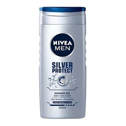 Гель для душа Silver Protect 250мл, Nivea 
Гель для душа Silver Protect 250мл, Nivea